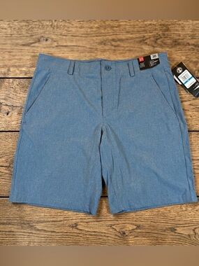 Under Armour Men's 10" Performance Golf Shorts - Blue Heather, Size 36 NWT